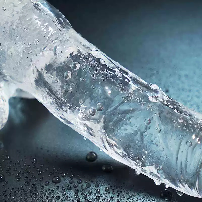 ล้าง Dildo จำลองคริสตัล Dildo ขนาดใหญ่หยาบ Stallion ผู้หญิงใช้ Masturbates คู่มือซิลิโคนดูดถ้วยแก้ไข